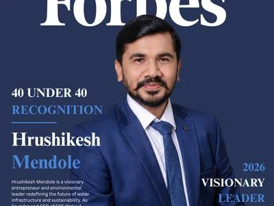 Hrushikesh Mendole on the Forbes India 40 Under 40 cover, Visionary Leader 2026