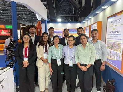 Our engineering and business team ready to meet visitors