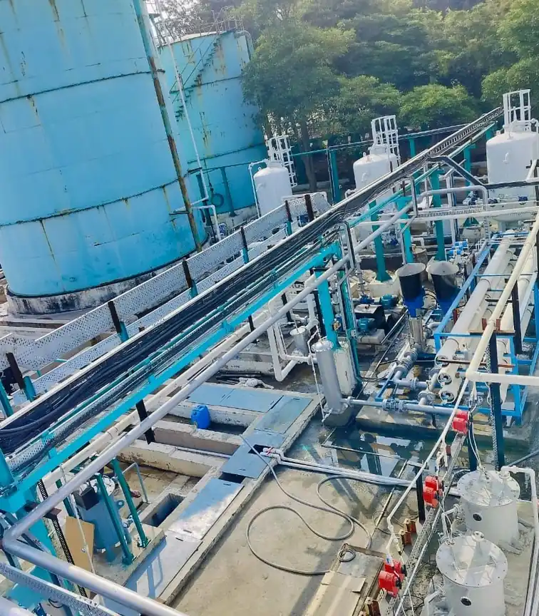 Water treatment system built by SBS Water at Shri Ambalika Sugar Limited, Karjat