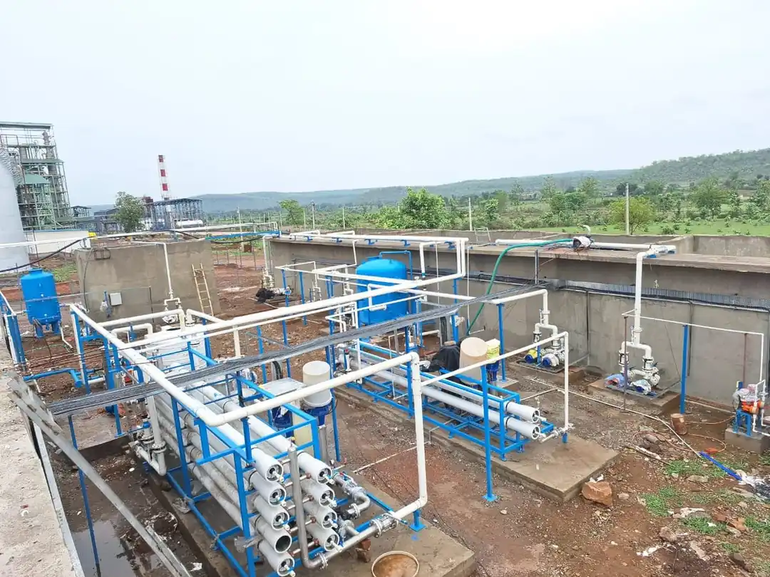 Rooftop RO and polishing skids at Indo Nuclear