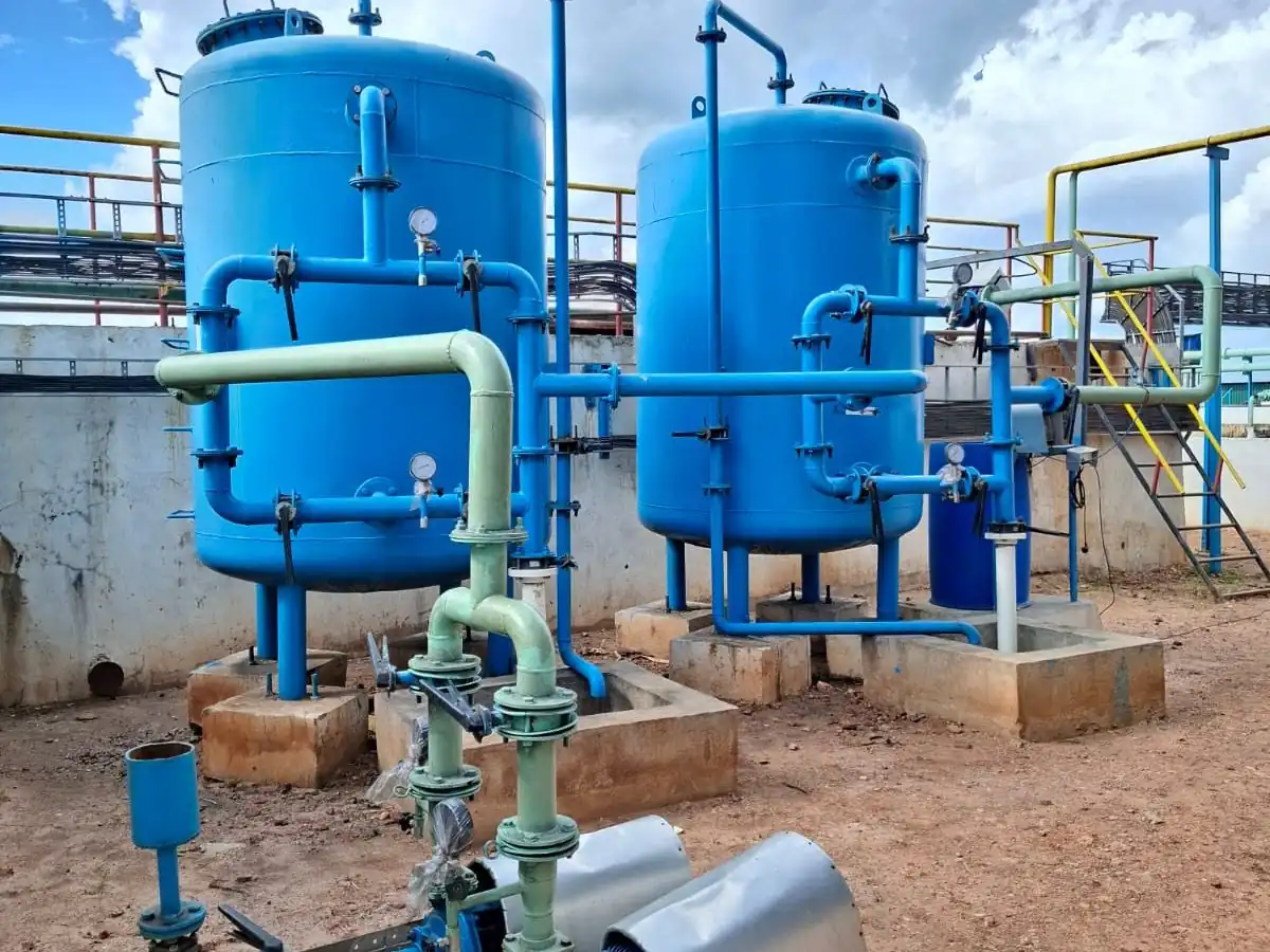 Tertiary pressure filters after biological treatment at Southern Bioenergy