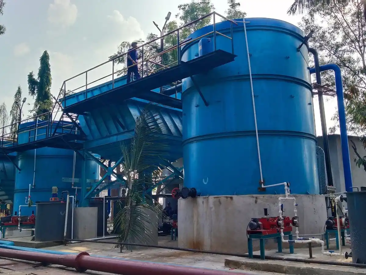 Water treatment units at Satish Sugars, where SBS is executing an expansion